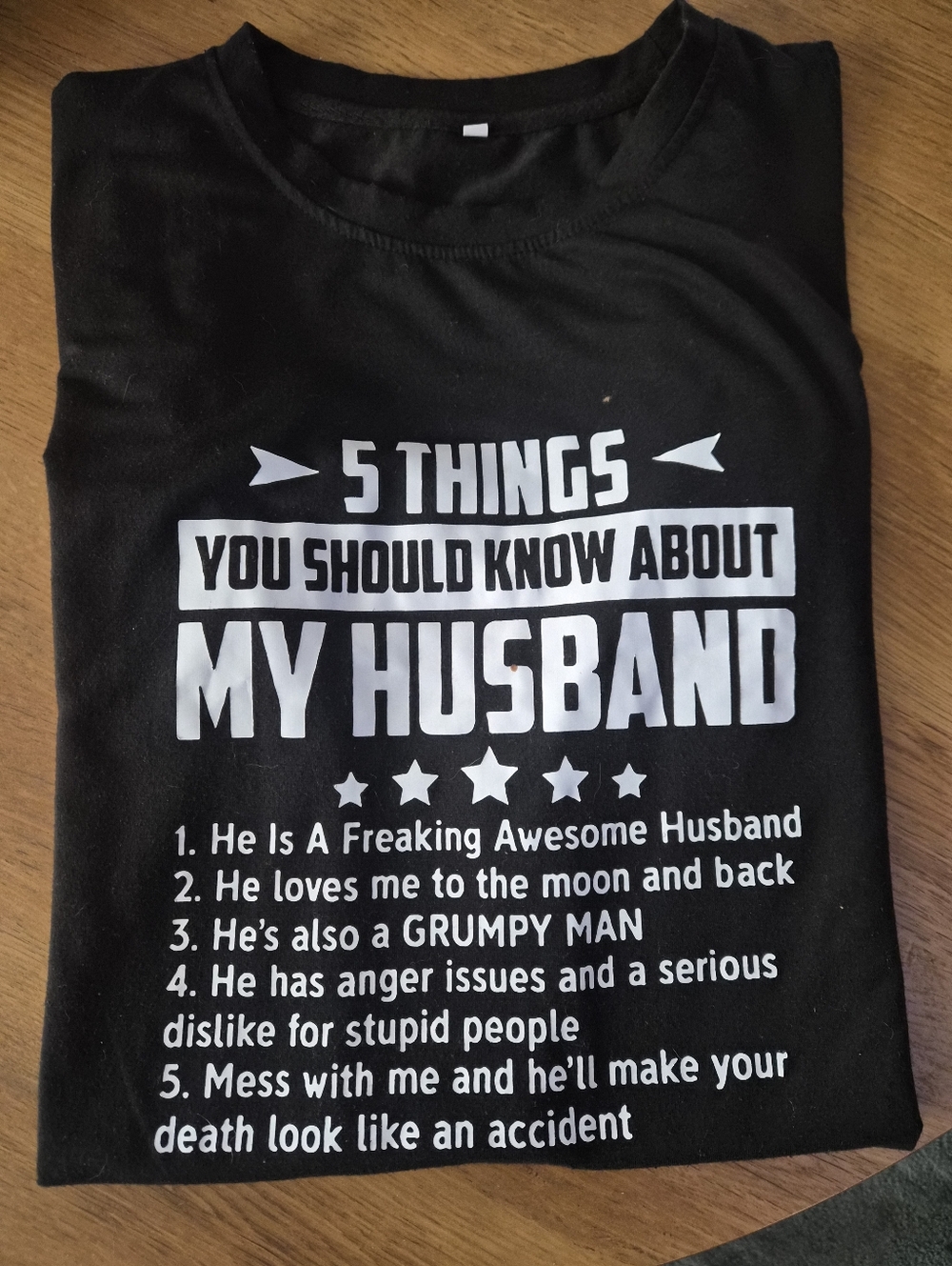 Black Knit Womens Graphic Tshirt